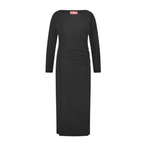 Stijlvolle Dion Jurk in Zwart Jane Lushka , Black , Dames