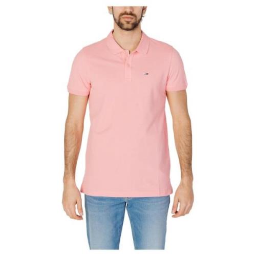 Polo Shirts Tommy Jeans , Pink , Heren