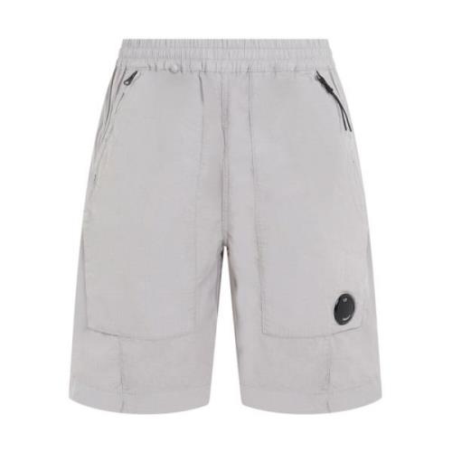 Grijze Rip-stop Katoenen Shorts C.p. Company , Gray , Heren