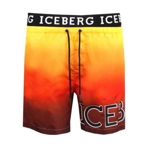 Stijlvolle Boardshorts voor Mannen Iceberg , Multicolor , Heren