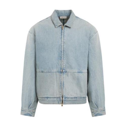 Blauwe Denim Jack Klassieke Stijl Fear Of God , Blue , Heren