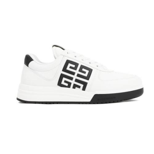 Zwarte Noos Sneakers Ronde Neus Ontwerp Givenchy , White , Heren