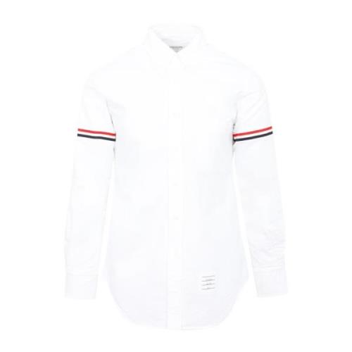 Witte Oxford Overhemd Klassieke Stijl Thom Browne , White , Heren