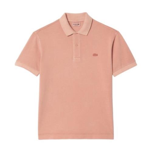 Unieke Roze Polo Shirt Lacoste , Pink , Heren