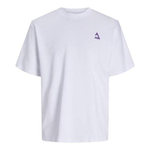 Triangle Summer T-Shirt Jack & Jones , White , Heren