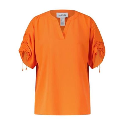 Blouse met gerimpelde mouwen Joseph Ribkoff , Orange , Dames