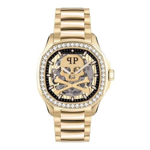 Skeleton Spectre Automatisch Herenhorloge Philipp Plein , Yellow , Her...