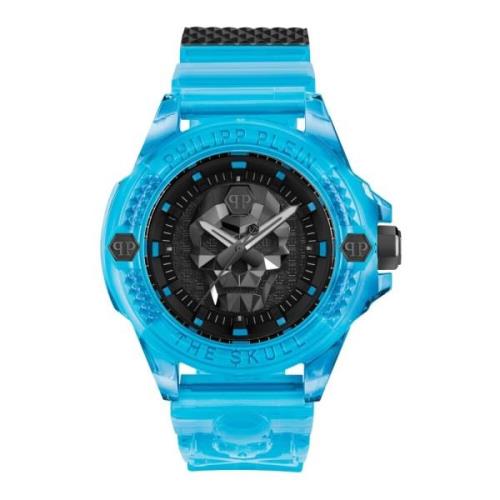 Skull Scuba Duba Edition Horloge Philipp Plein , Blue , Heren