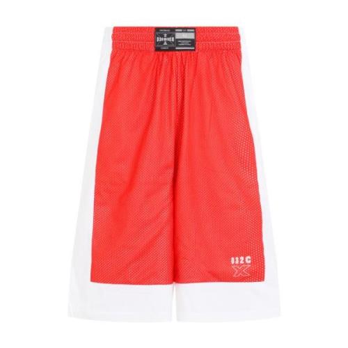Rode Laag Mesh Shorts 032c , Red , Heren