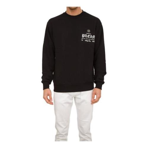 Zwart Sweatshirt met Lange Mouwen Philipp Plein , Black , Heren