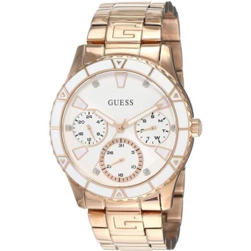 Valencia Multifunction Rose Goud Armband Horloge Guess , Multicolor , ...