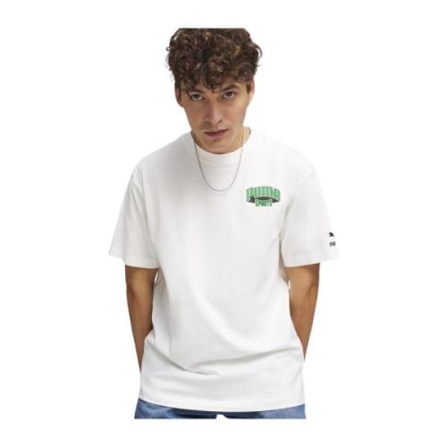 Fanbase Grafisch Team T-Shirt Puma , White , Heren
