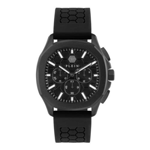 Spectre Chrono Herenhorloge Zwart Philipp Plein , Black , Heren