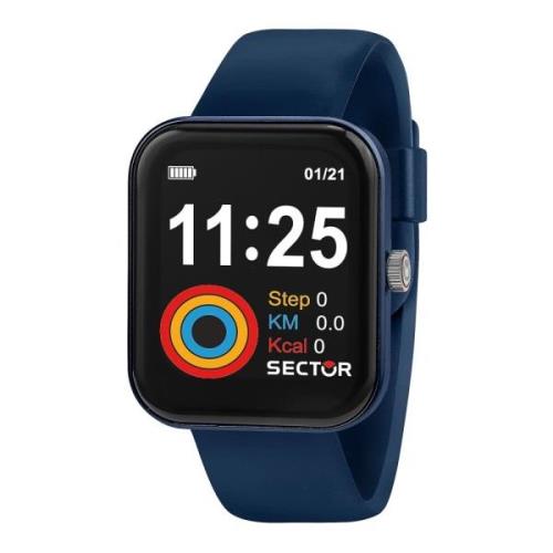 S-03 Smart Digitaal Blauw Horloge Sector No Limits , Blue , Heren