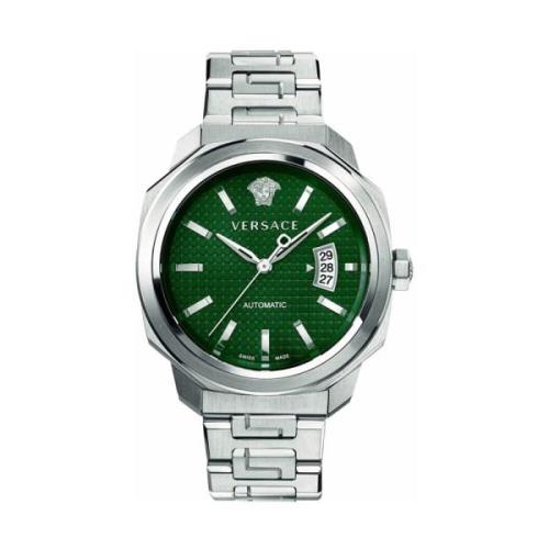 Automatisch Horloge Dylos Groene Wijzerplaat Versace , Gray , Heren