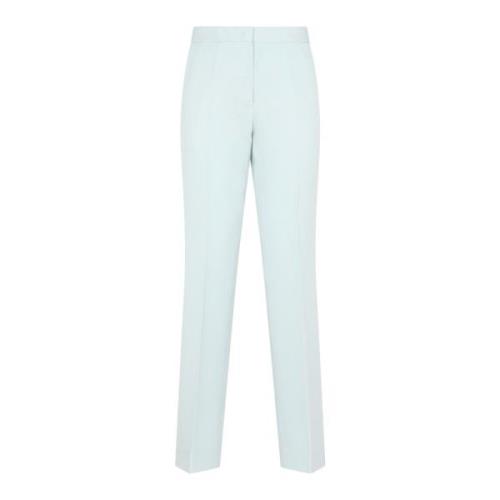 Blauwe Wollen Broek Jil Sander , Blue , Dames