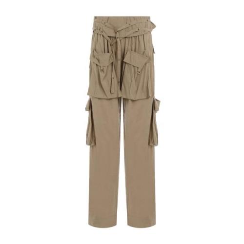 Khaki Cargo Broek Isabel Marant , Green , Dames