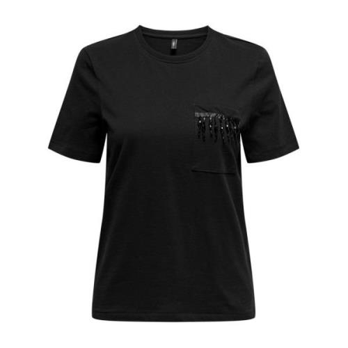 Stamleven Zak T-shirt Only , Black , Dames
