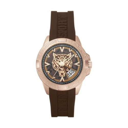 Touchdown Roségoud Horloge Plein Sport , Pink , Heren