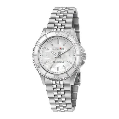 Dames Quartz Horloge Roestvrij Staal Sector No Limits , Gray , Dames