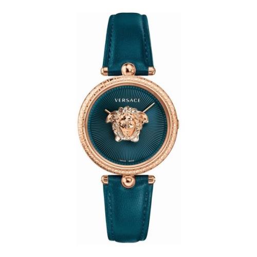 Palazzo Groen Leren Horloge Versace , Multicolor , Dames