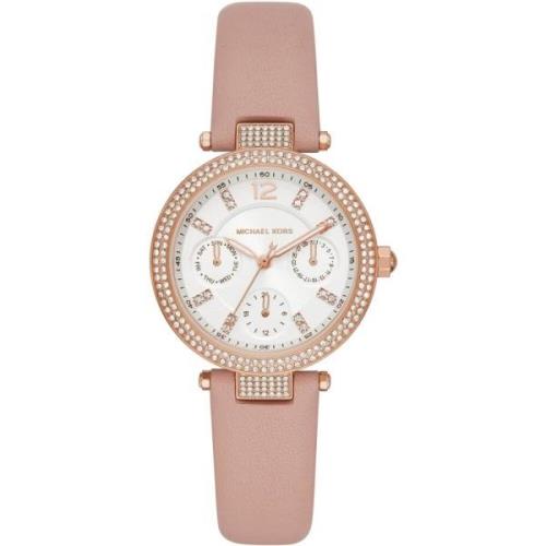 Elegante Rosegouden Quartz Dameshorloge Michael Kors , Pink , Dames