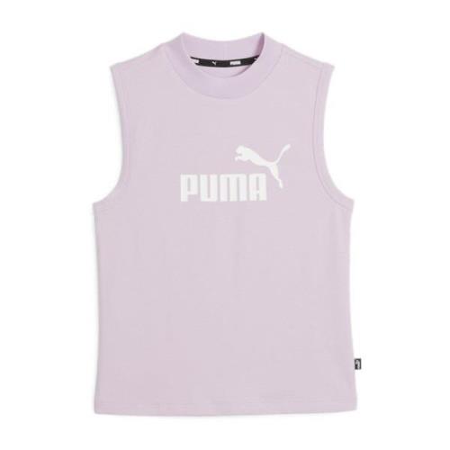 Dames Slim Logo Tanktop Puma , Purple , Dames