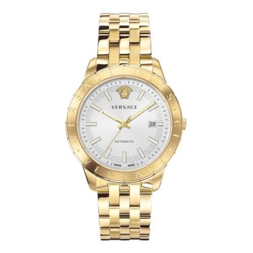 Herenmodehorloge met datumvenster Versace , Yellow , Heren