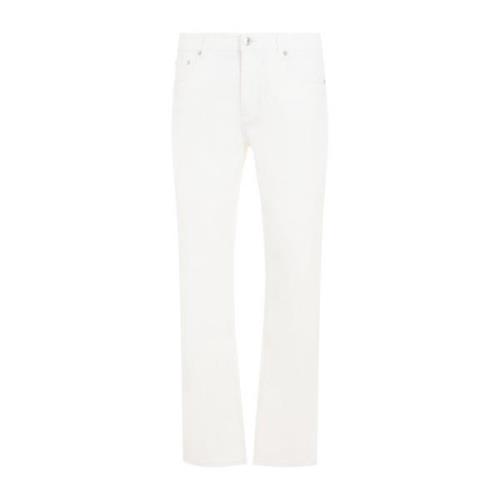 Witte Katoenen Jeans Straight Leg Etro , White , Heren