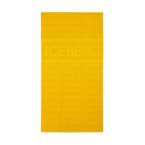 Luxe Jacquard Strandlaken Iceberg , Yellow , Heren