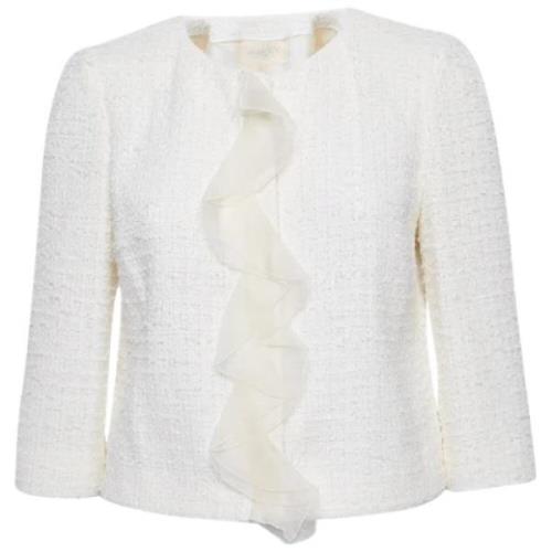 Pre-owned Fabric outerwear Giambattista Valli Pre-owned , White , Dame...