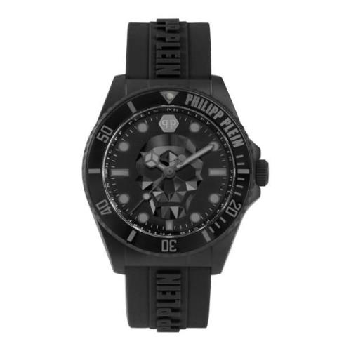 The $kull Diver Horloge Philipp Plein , Black , Heren