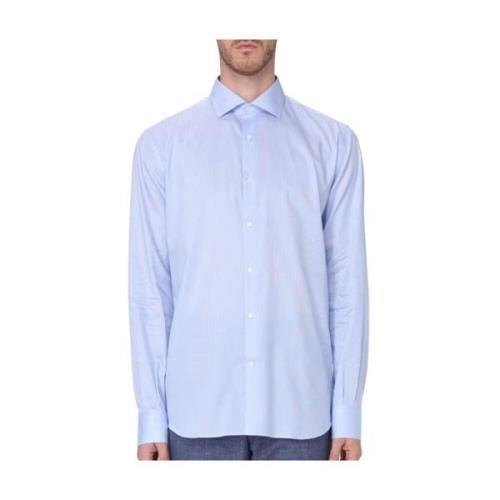 Gestreept Klassiek Overhemd Slim Fit Brooksfield , Blue , Heren