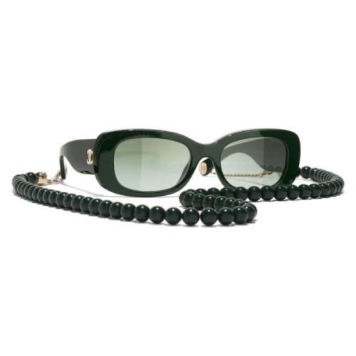 Iconische zonnebril - Beste prijsgarantie Chanel , Green , Unisex