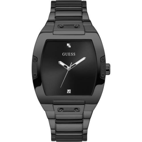 Minimalistische Stijl Roestvrijstalen Armbandhorloge Guess , Black , H...