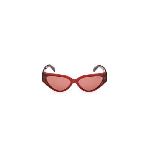 Stijlvolle zonnebril voor vrouwen Emilio Pucci , Red , Unisex