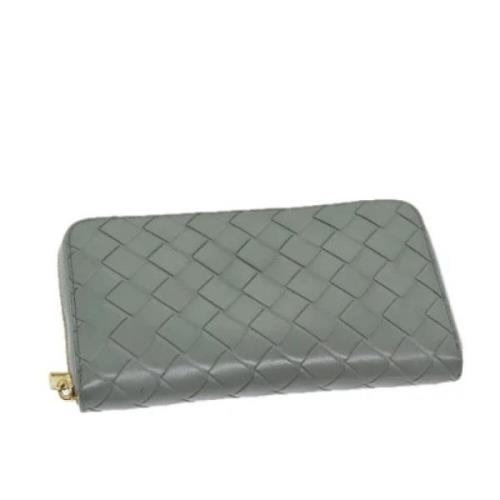 Pre-owned Leather wallets Bottega Veneta Vintage , Green , Dames