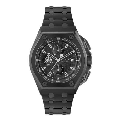 Extreme Chronograaf Herenhorloge Philipp Plein , Black , Heren