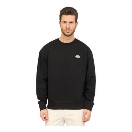 Zwarte Crewneck Sweater Dickies , Black , Heren