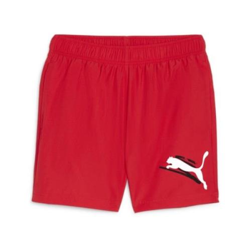 Heren Logo Bermuda Shorts Puma , Red , Heren