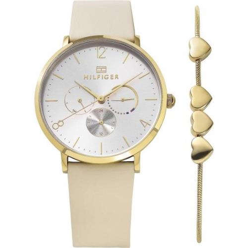 Jenna Multi Beige Horloge Set Tommy Hilfiger , Beige , Dames