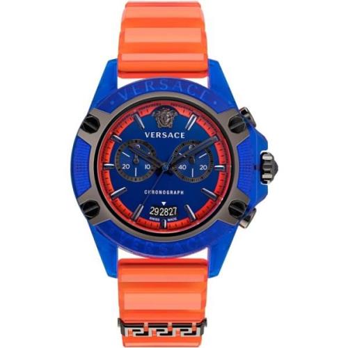 Sport Chrono Active Horloge Versace , Blue , Unisex