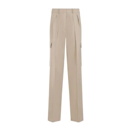 Beige Cargo Broek Sportmax , Beige , Dames