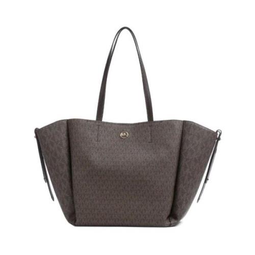 Freya Large Open Tote Bag Michael Kors , Brown , Dames