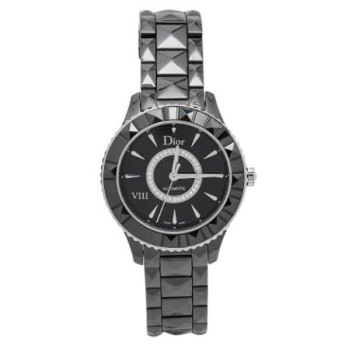 Pre-owned Stainless Steel watches Dior Vintage , Gray , Dames