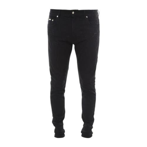 Zwarte Slim-Fit Jeans Ss23 Represent , Black , Heren