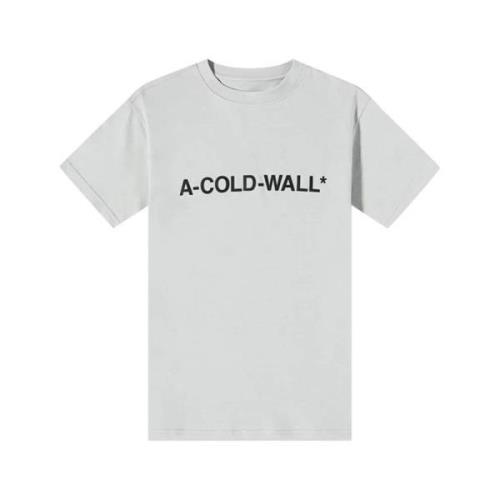 Essential Logo T-Shirt Licht Grijs A-Cold-Wall , Gray , Heren