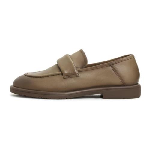 Block Heeled Loafers - Bruin Cesare Gaspari , Brown , Dames