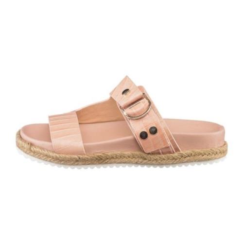 Stijlvolle Buckle Strap Slide Sandalen Cesare Gaspari , Multicolor , D...