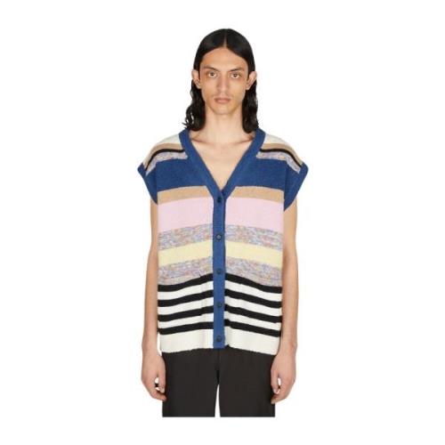 Gestreepte Gebreide Vest Soulland , Multicolor , Heren